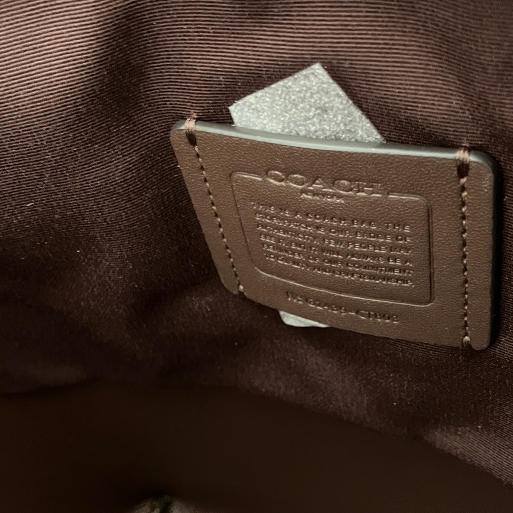 NWT Coach Large City Bucket Bag in Maple - Picture 7 of 7